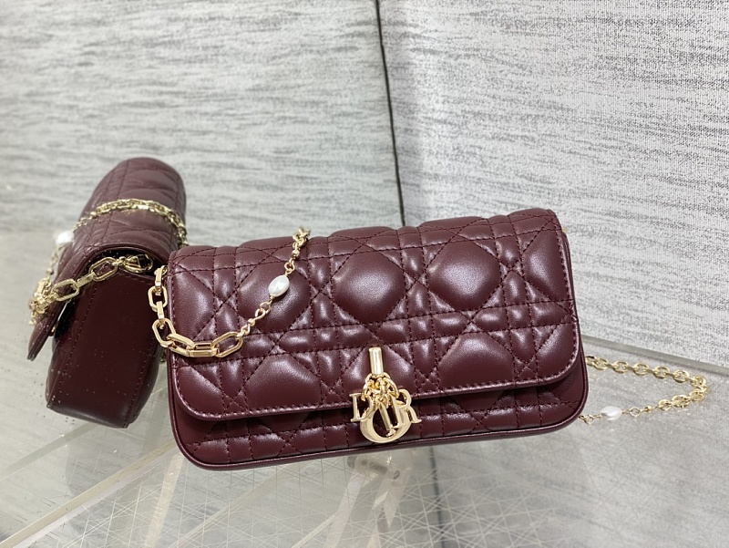Dior Caro Burgundy Bag