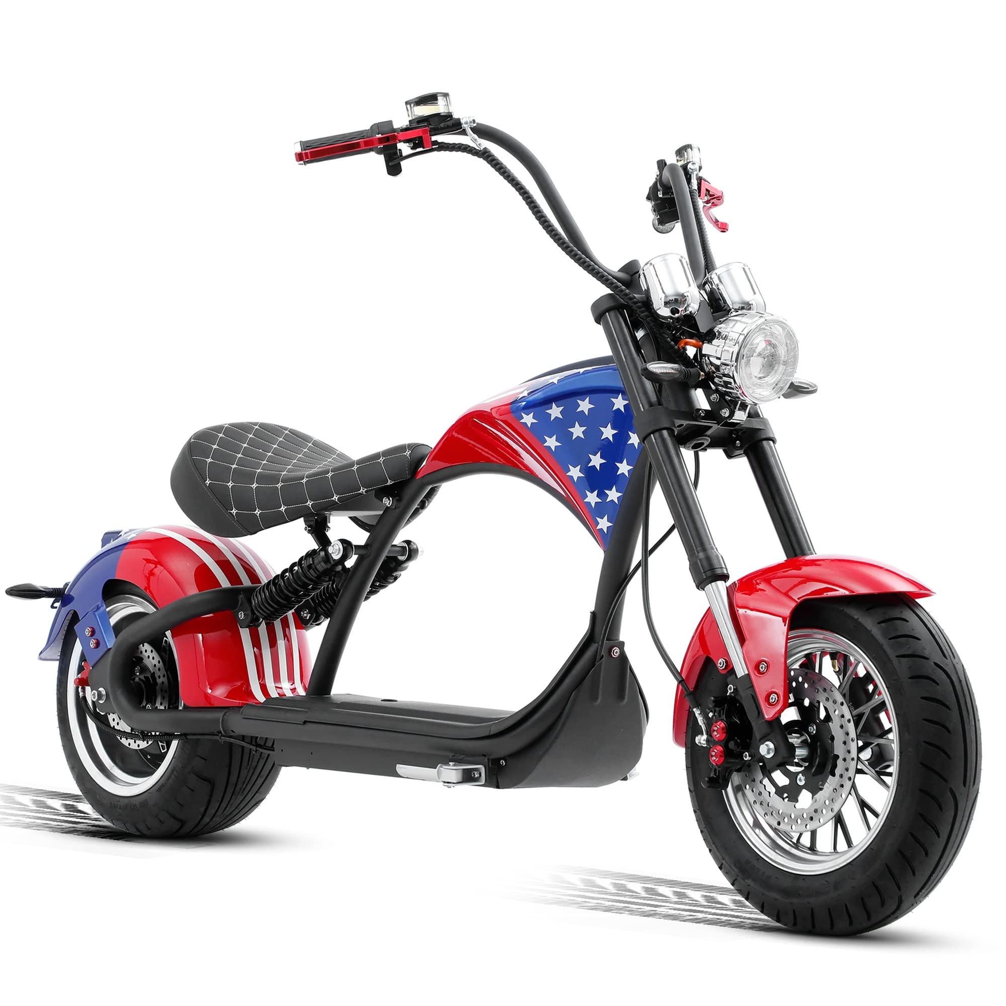 eAhora M1P 37Mph 2000W Electric Motorcycle for Adults