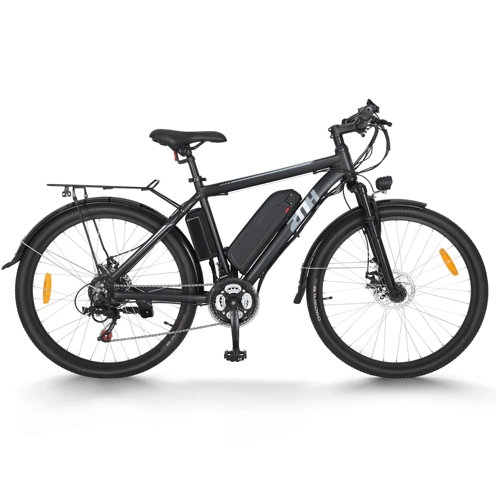ZNH 26in Electric Mountain Bike, 350W, 36V 10Ah, Black