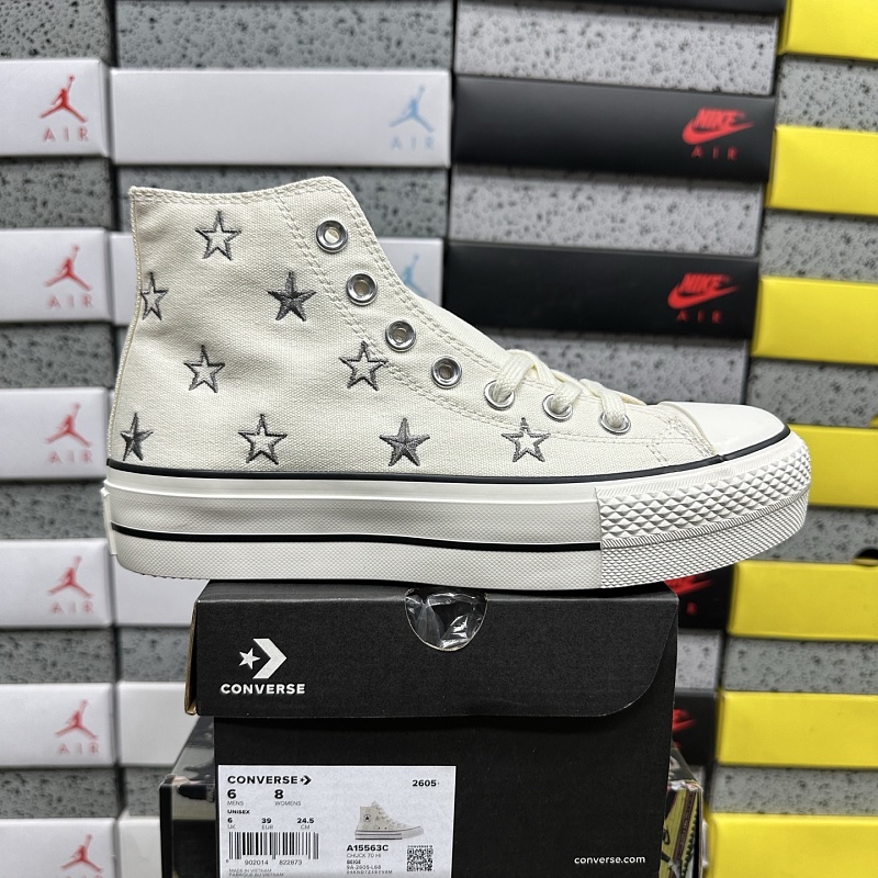 Converse White Star High Top