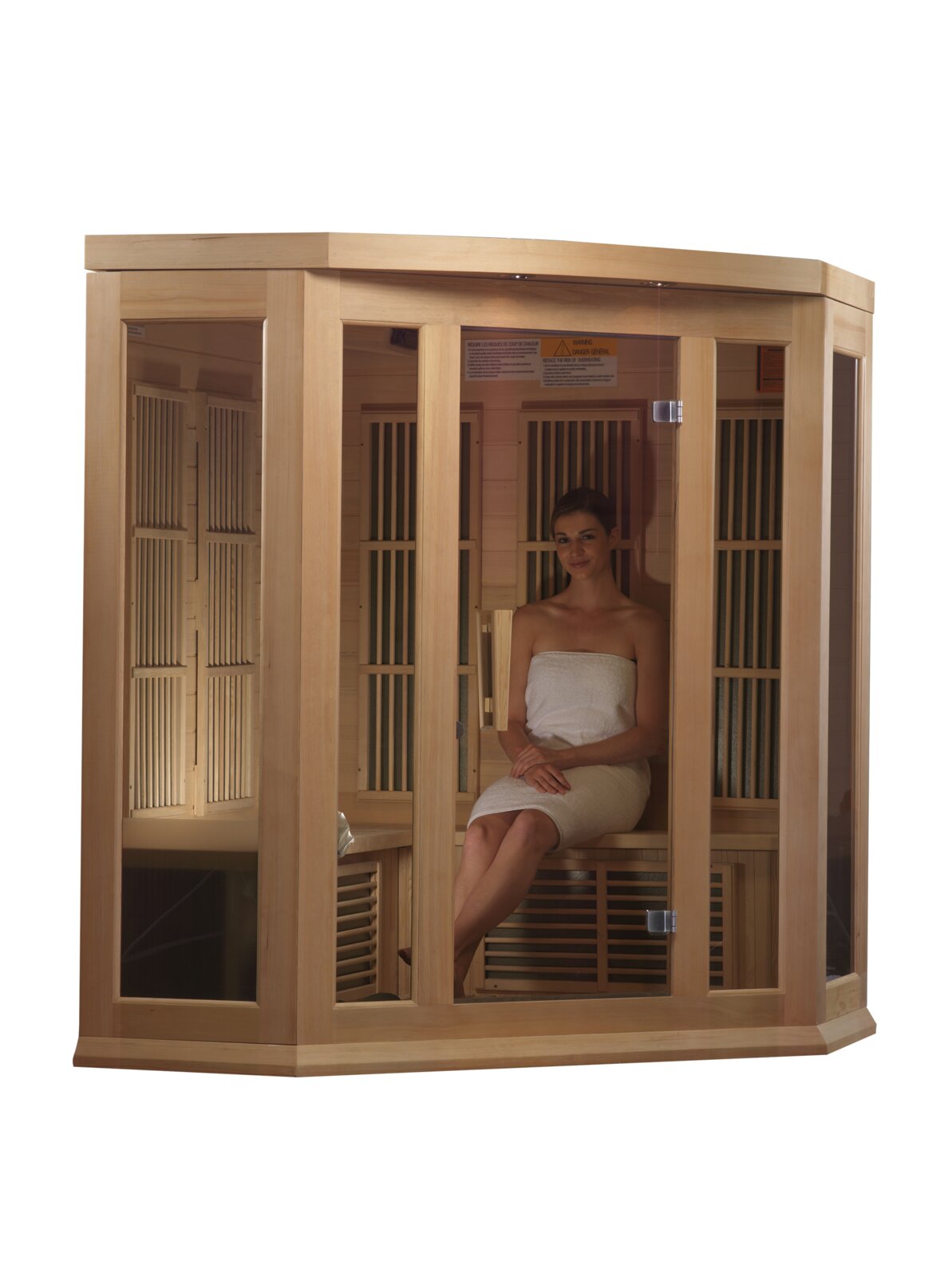 Dynamic Infrared Maxxus 3 - Person Indoor FAR Infrared Sauna in