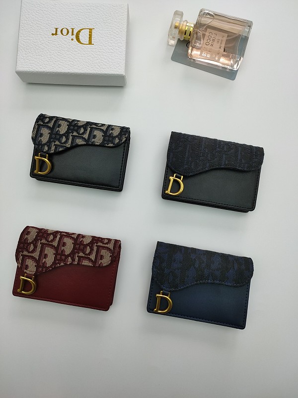 Dior Saddle Card Holder Oblique