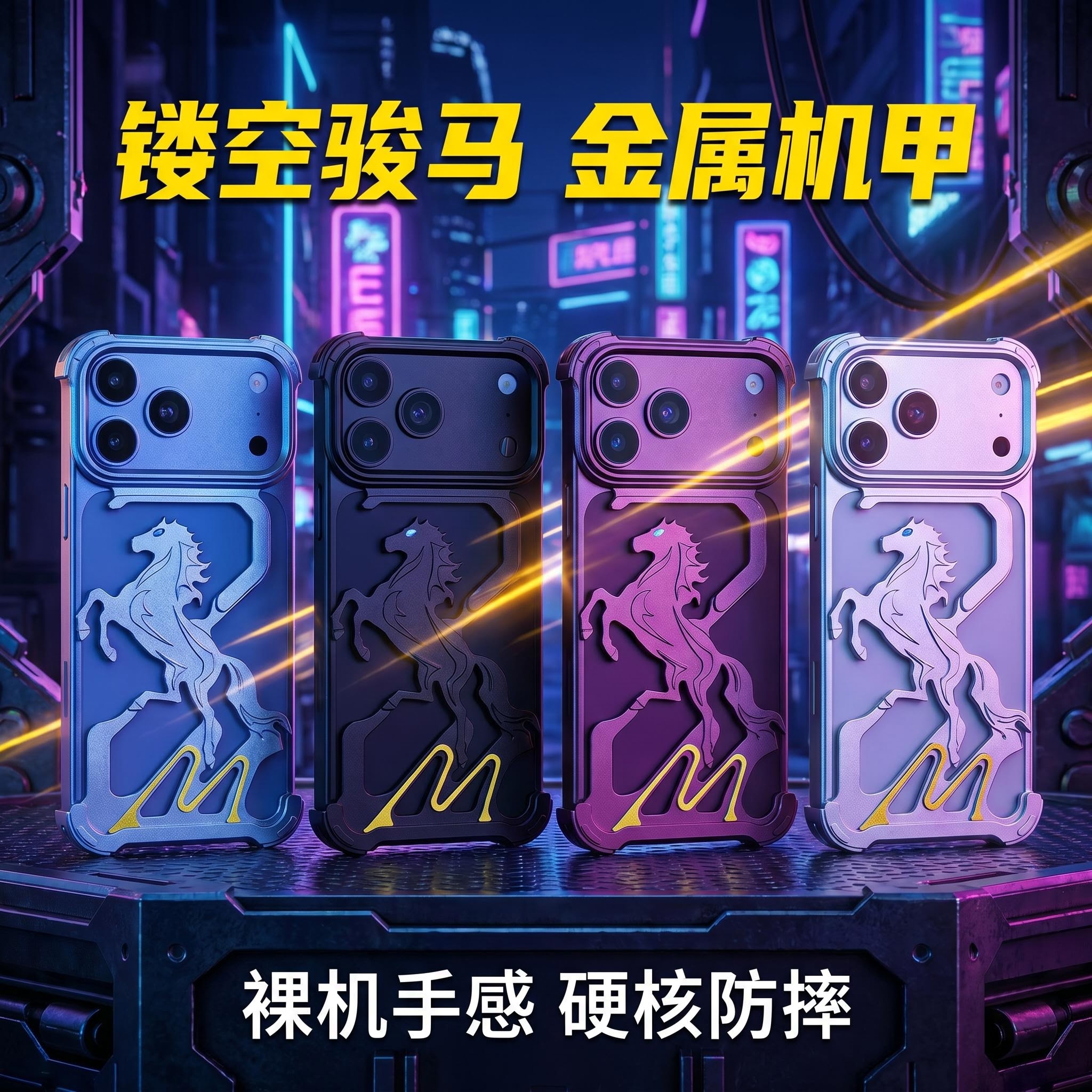 Phone Case Protective Case Shockproof - back view