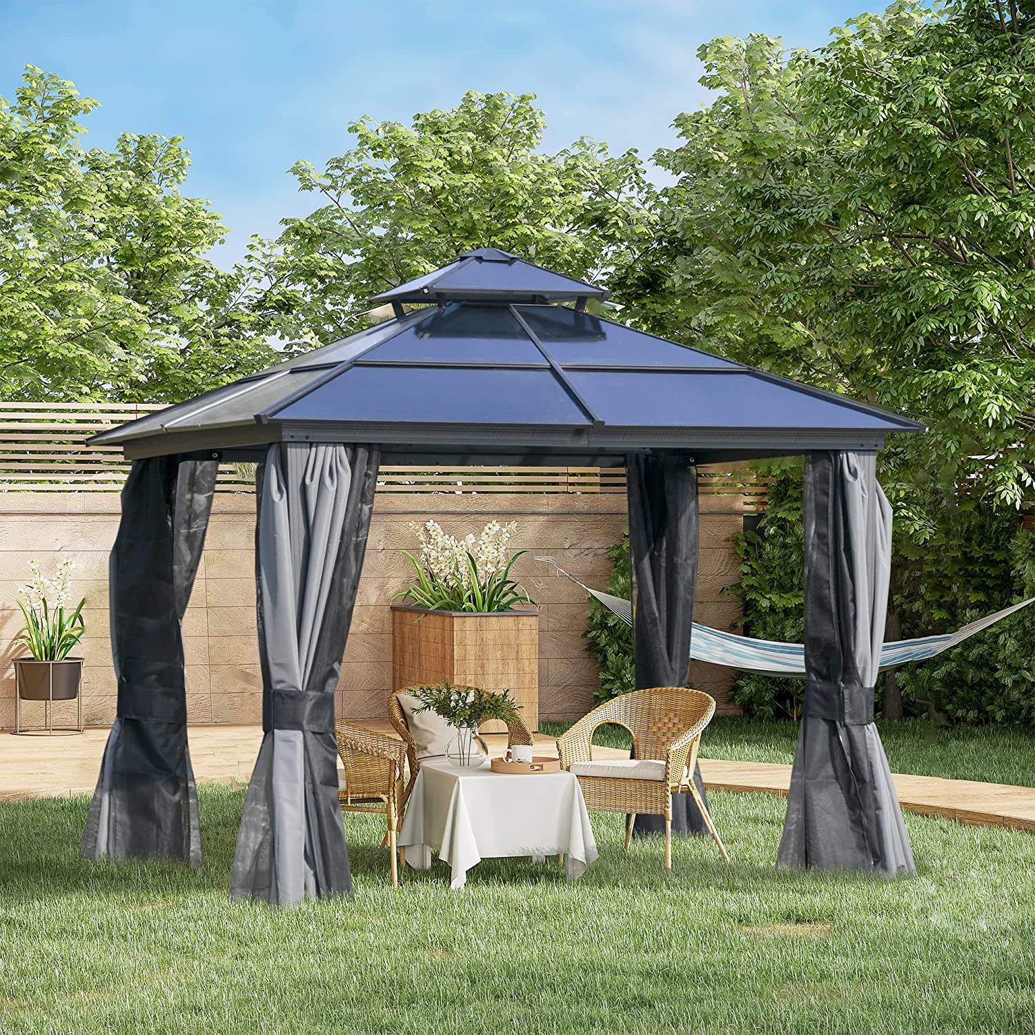 See Through Double Vented Roof
