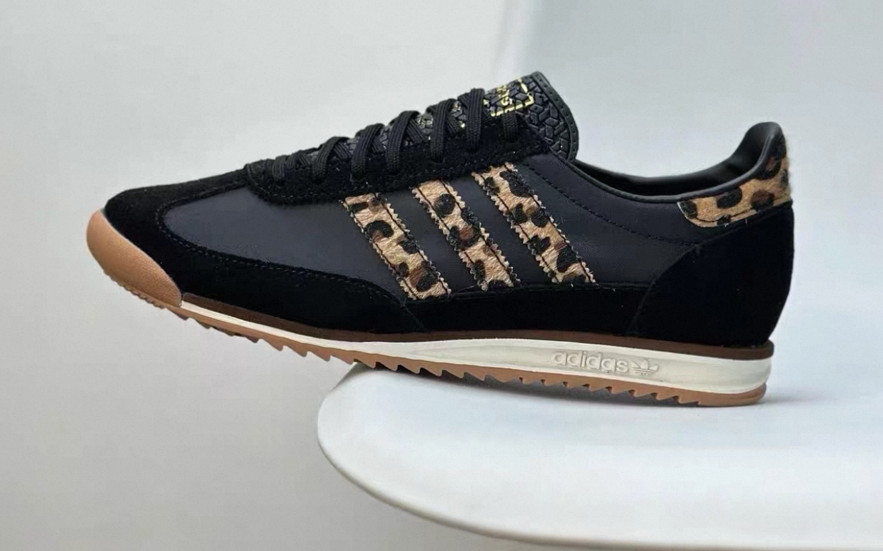 adidas Originals SL 72 OG Leopard Black Gum - Black Leopard