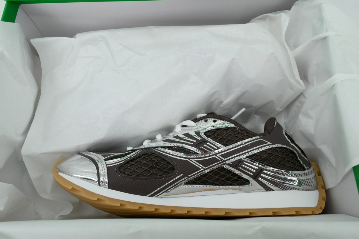 Bottega Veneta Orbit Sneaker Fondant Silver - ogsneaker