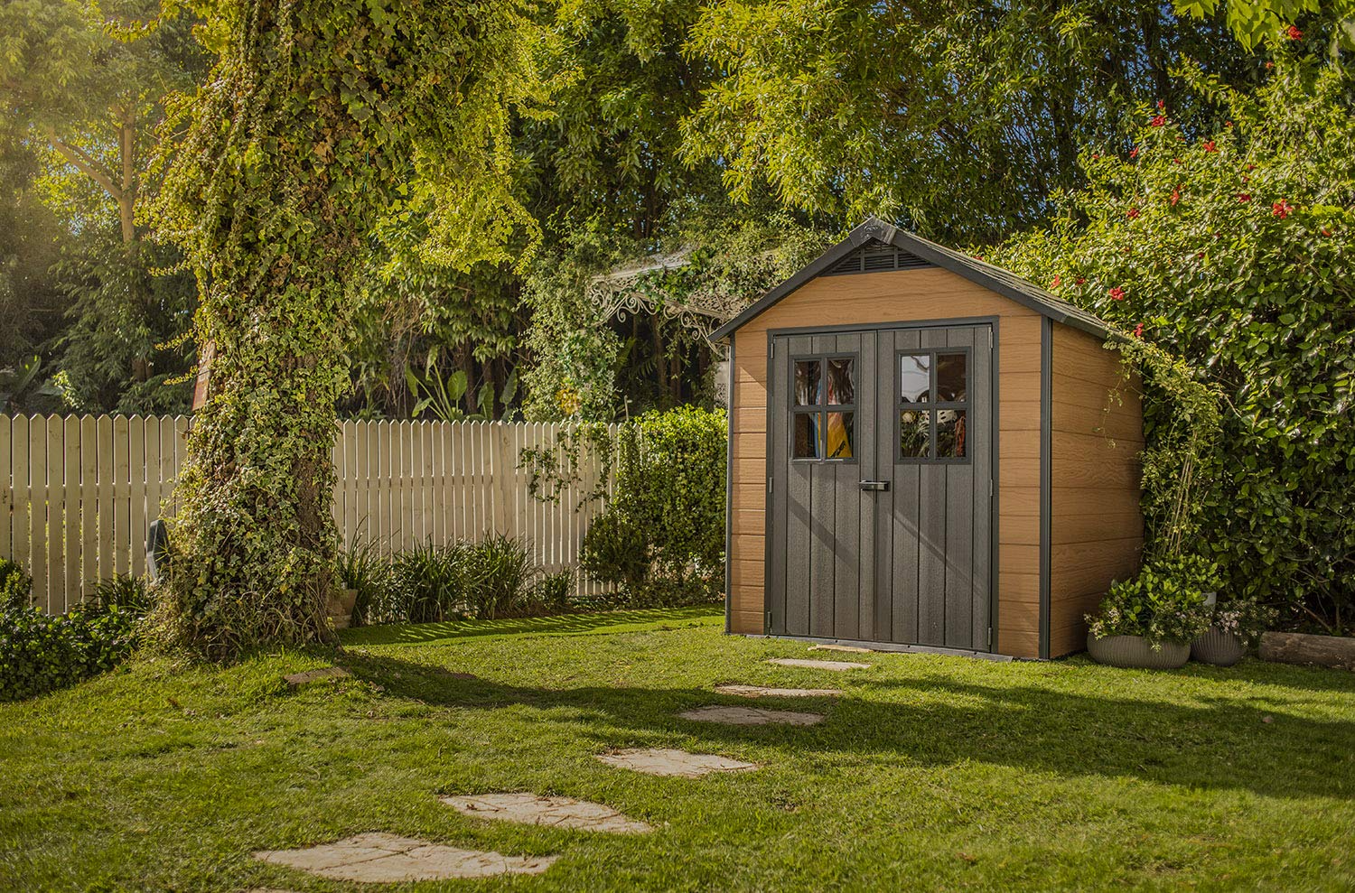 7.5×7 Large Resin Storage Shed Kit
