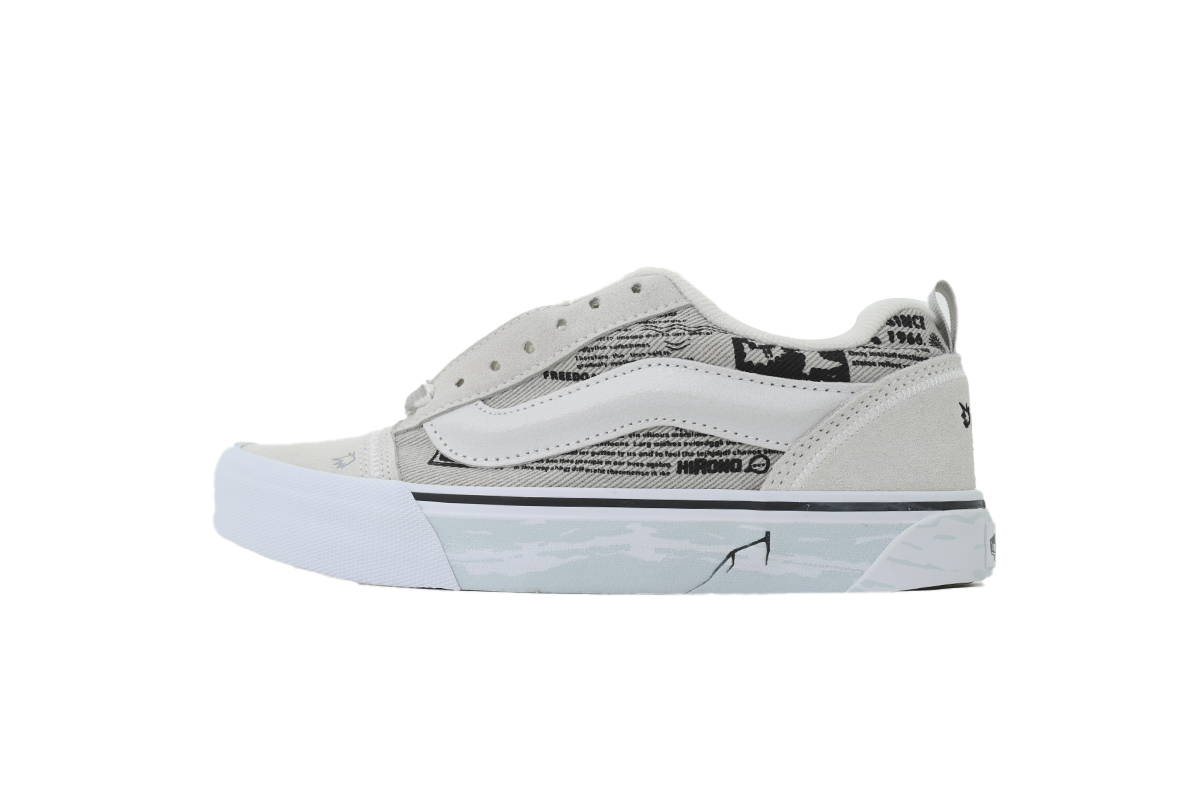 Vans x HIRONO Knu Skool White Black VN000CS0BHD