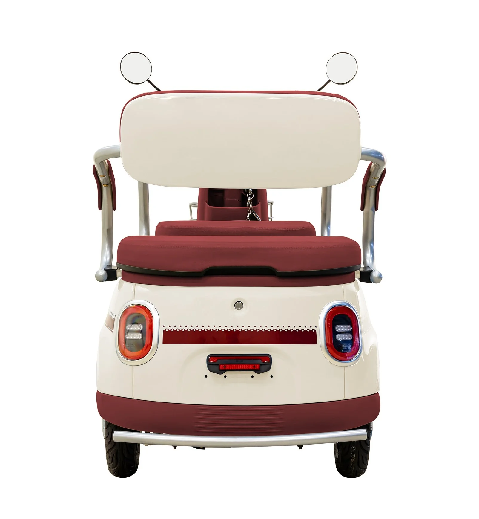 Massimo MGC Two-Seat 3-Wheel Electric Cart, Blue