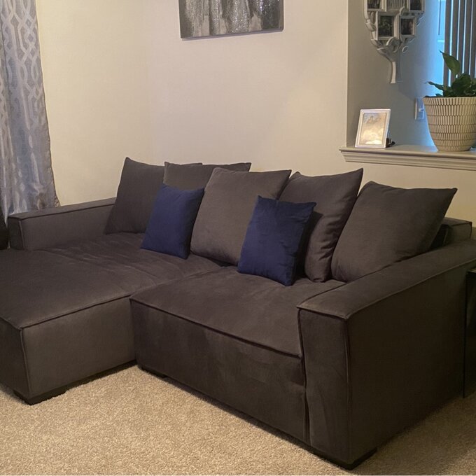 Madison 2 - Piece Upholstered Chaise Sectional