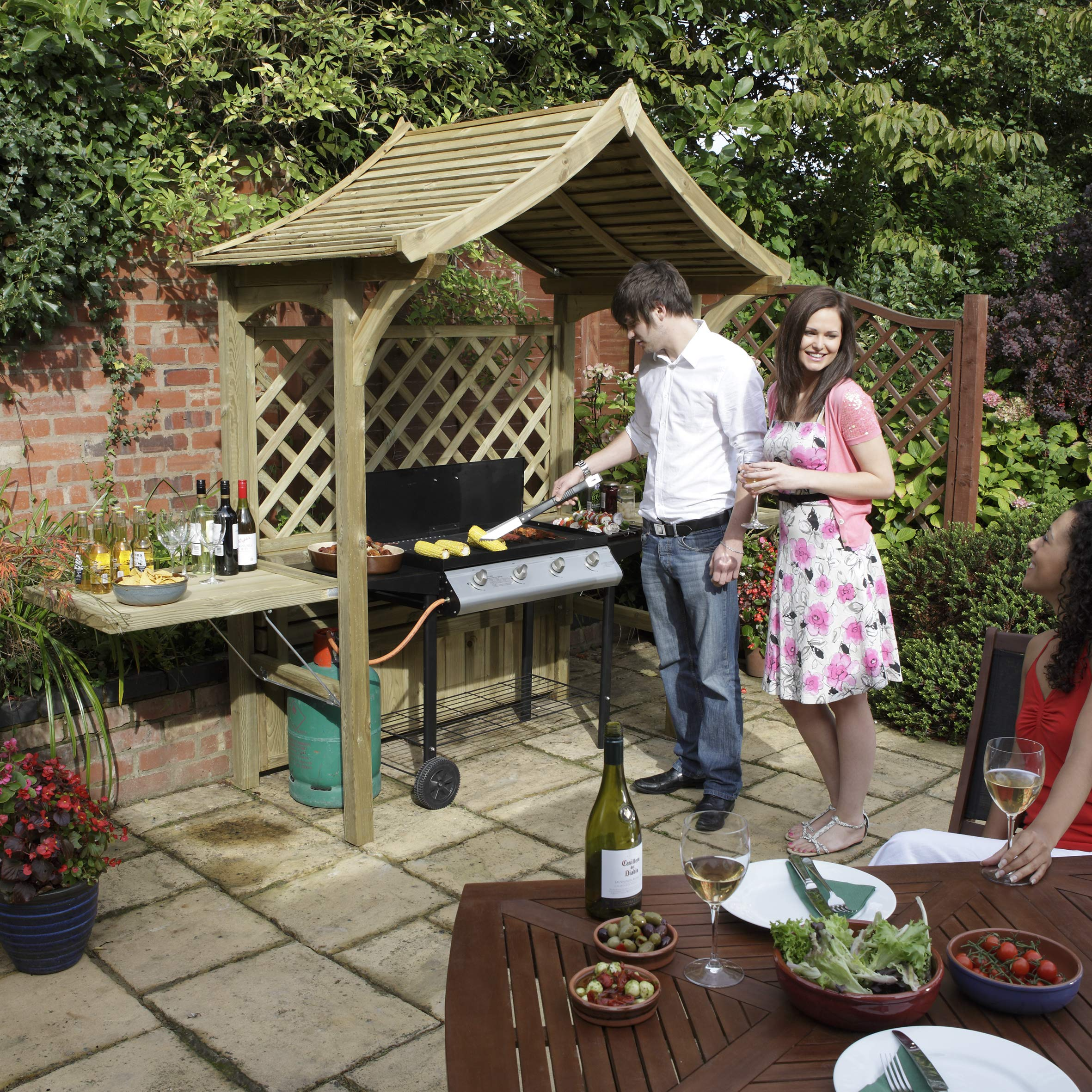 Barbeque Shelter Pressure Treated Fire Retardant Timber