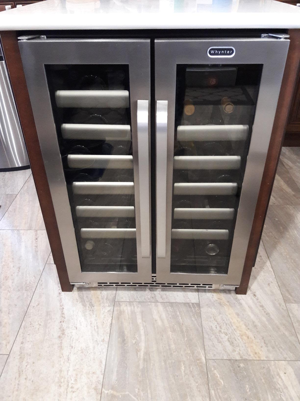 Whynter BWR-401DS 40 Bottle Stainless Steel Dual Zone Built