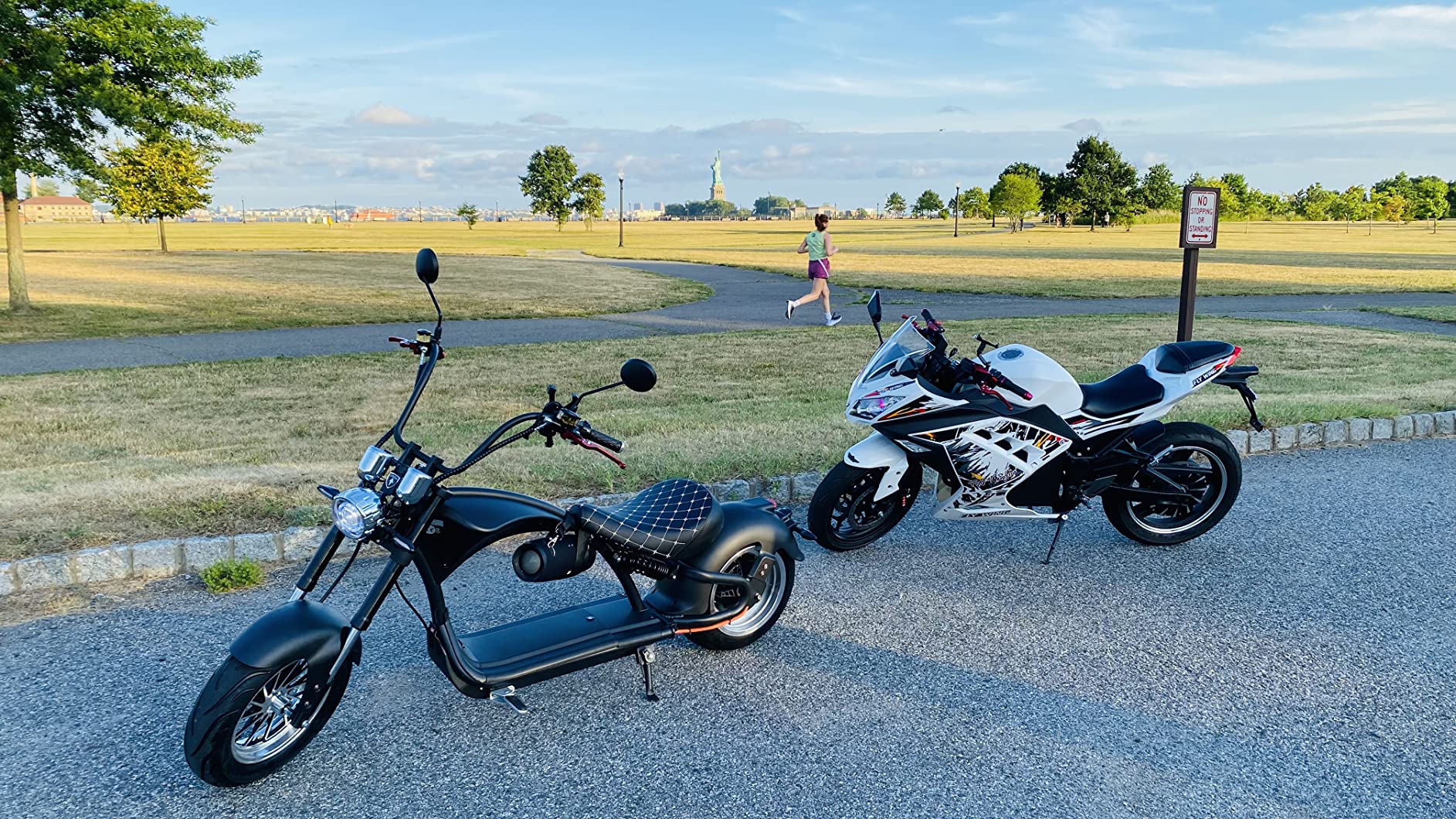 eAhora M1P 37Mph 2000W Electric Motorcycle for Adults