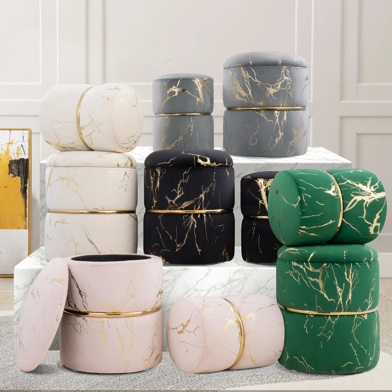 Lilly-Eve Upholstered Storage Ottoman