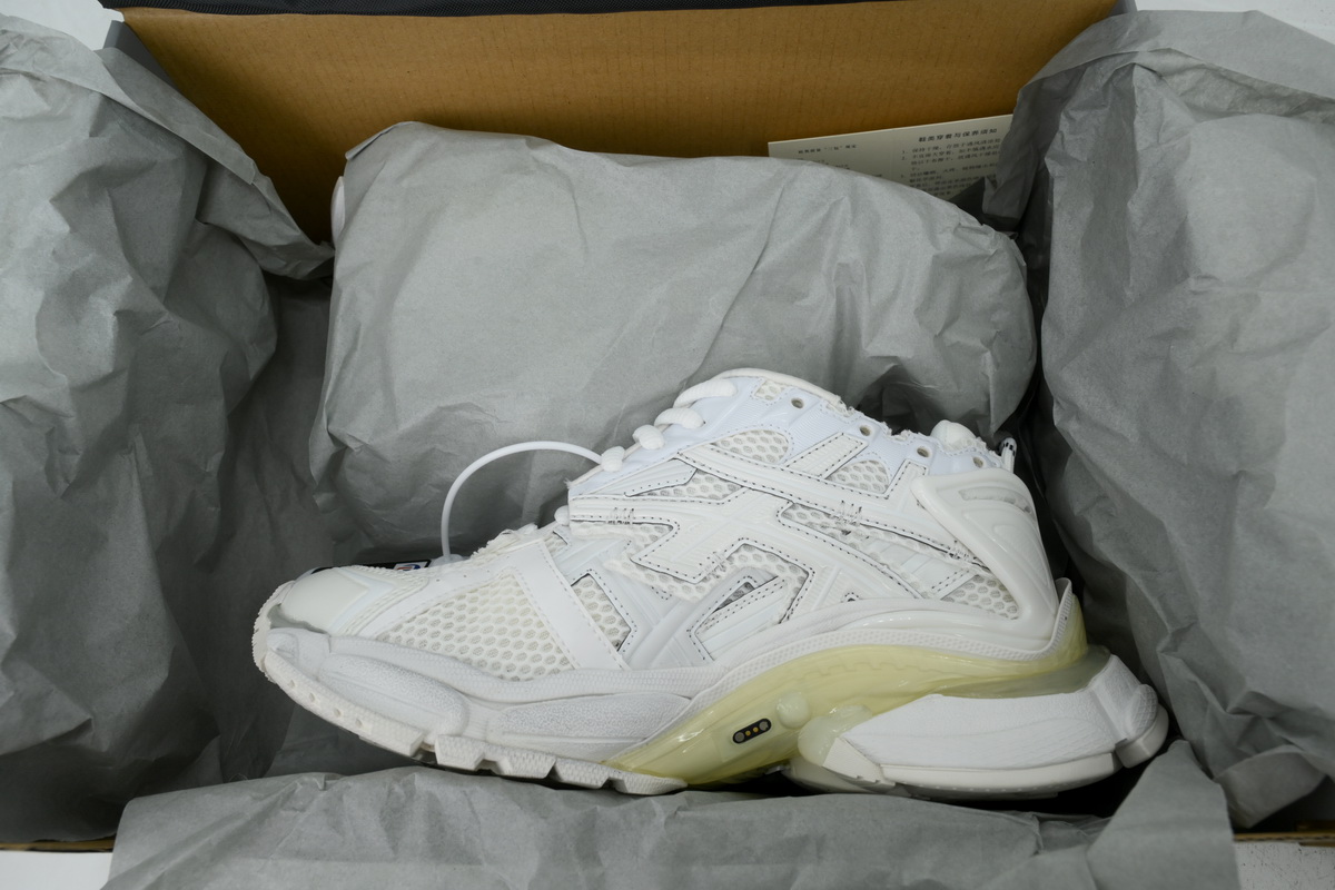 Balenciaga Runner All White LED 677402 W3RA1 9000