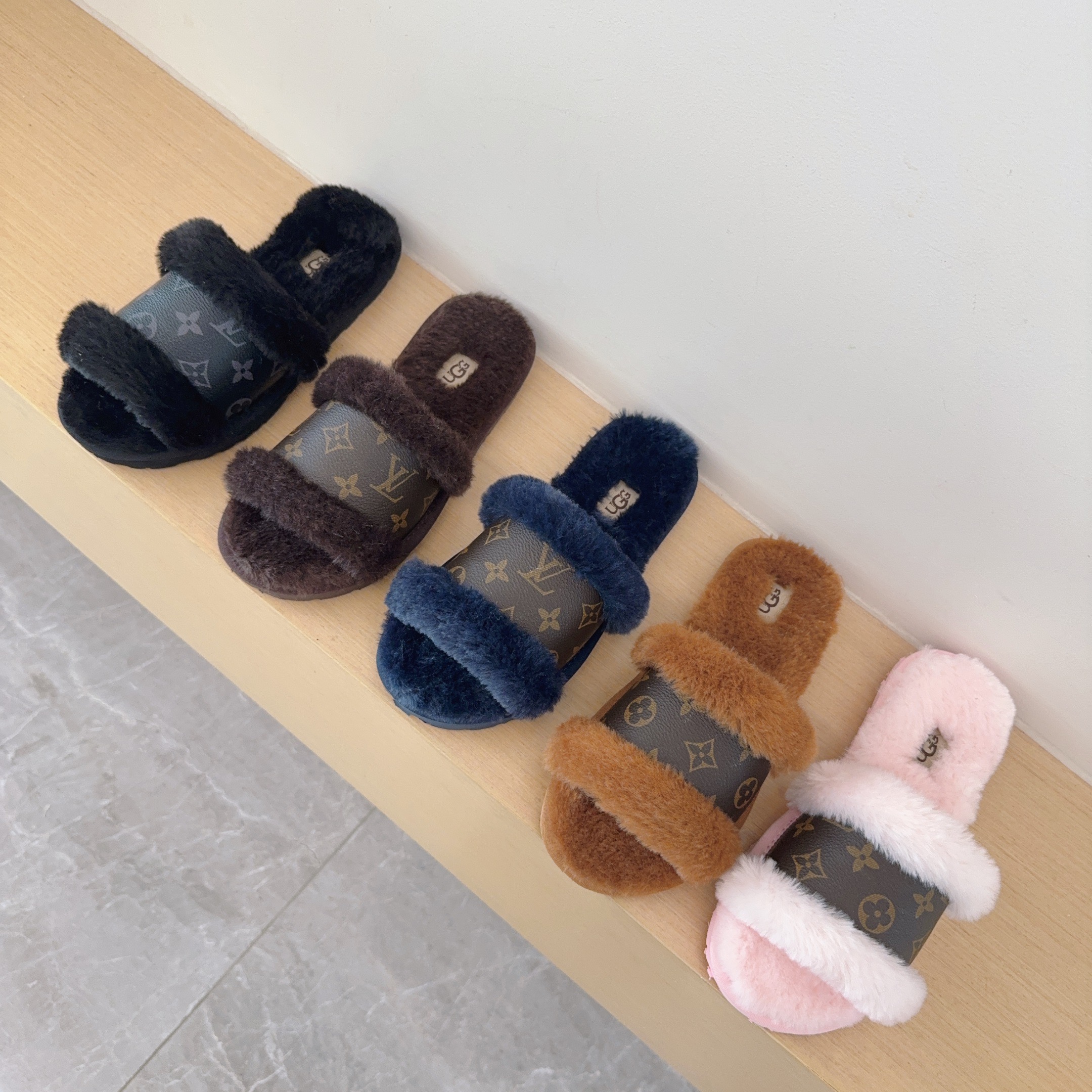UGG Kids Collaboration Slide Sandals