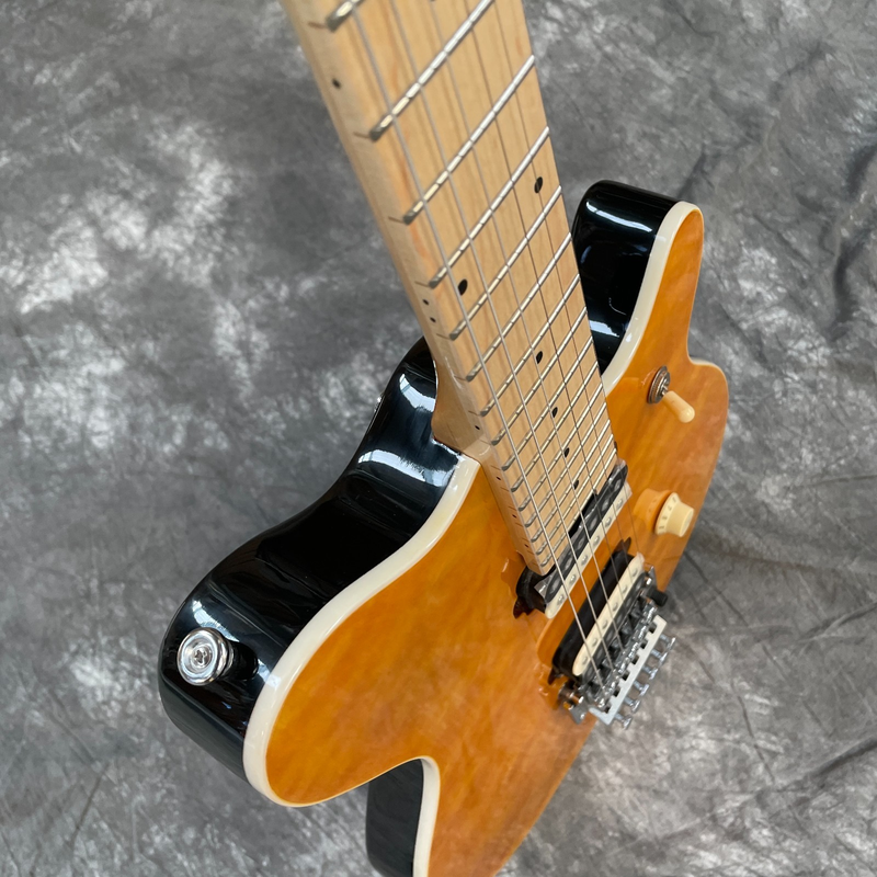 Music Man EV .H Eddie Van Halen Signature Amber Quilt Top Electric Guitar