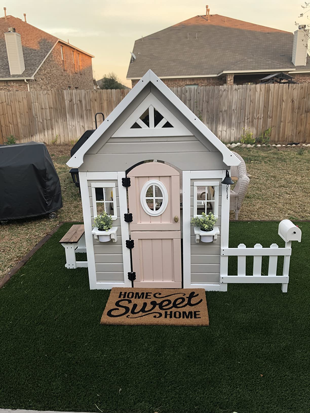 Aspen All Cedar Wooden Playhouse