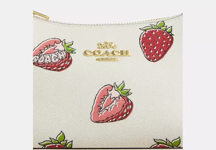 Teri Shoulder Bag With Strawberry Print