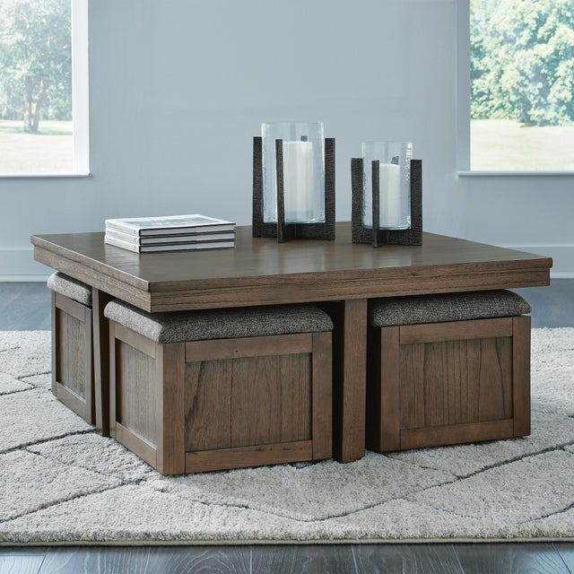 Boardernest Coffee Table with 4 Stools