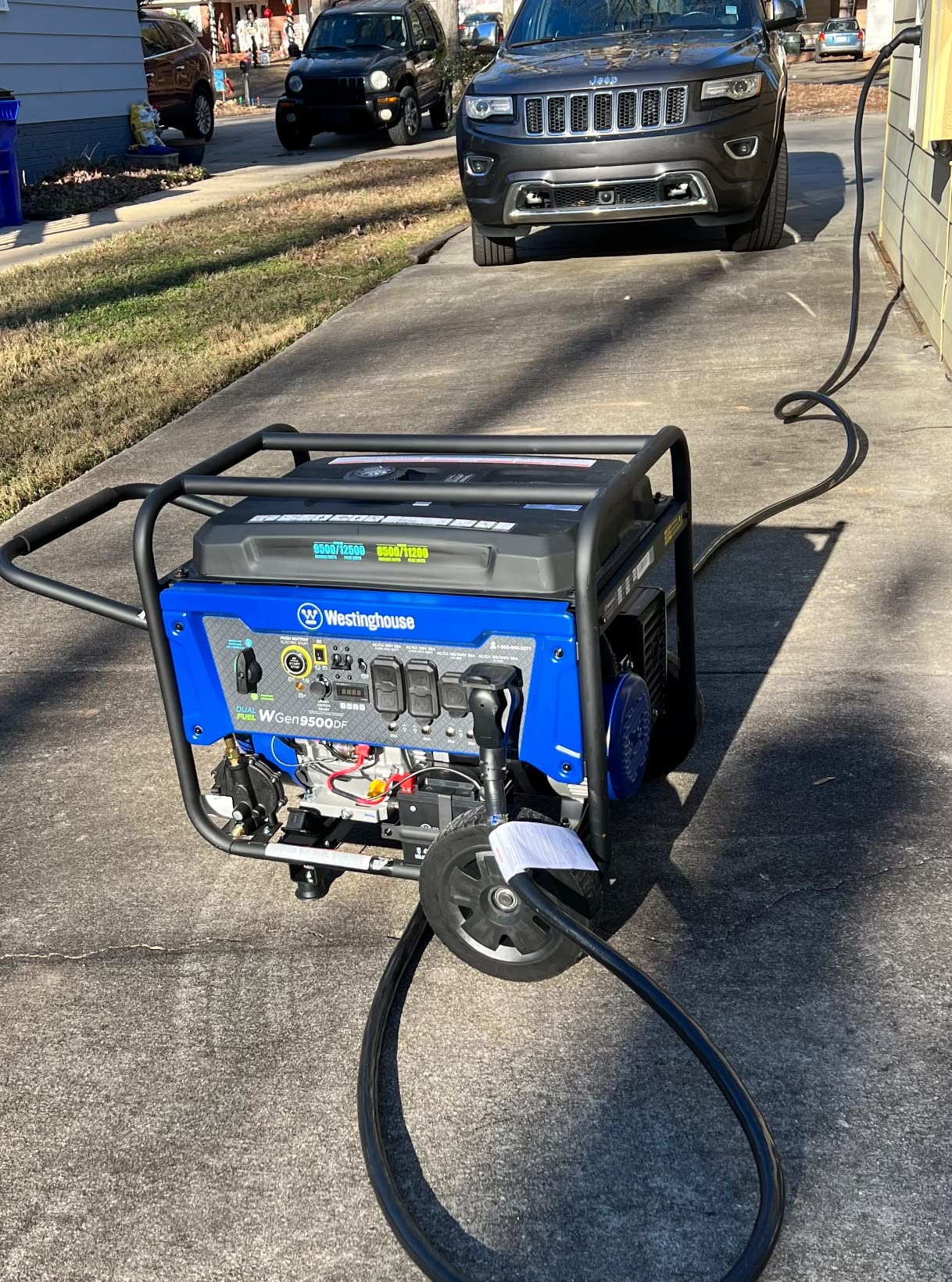 Westinghouse 12500 Watt Dual Fuel Home Backup Portable Generator
