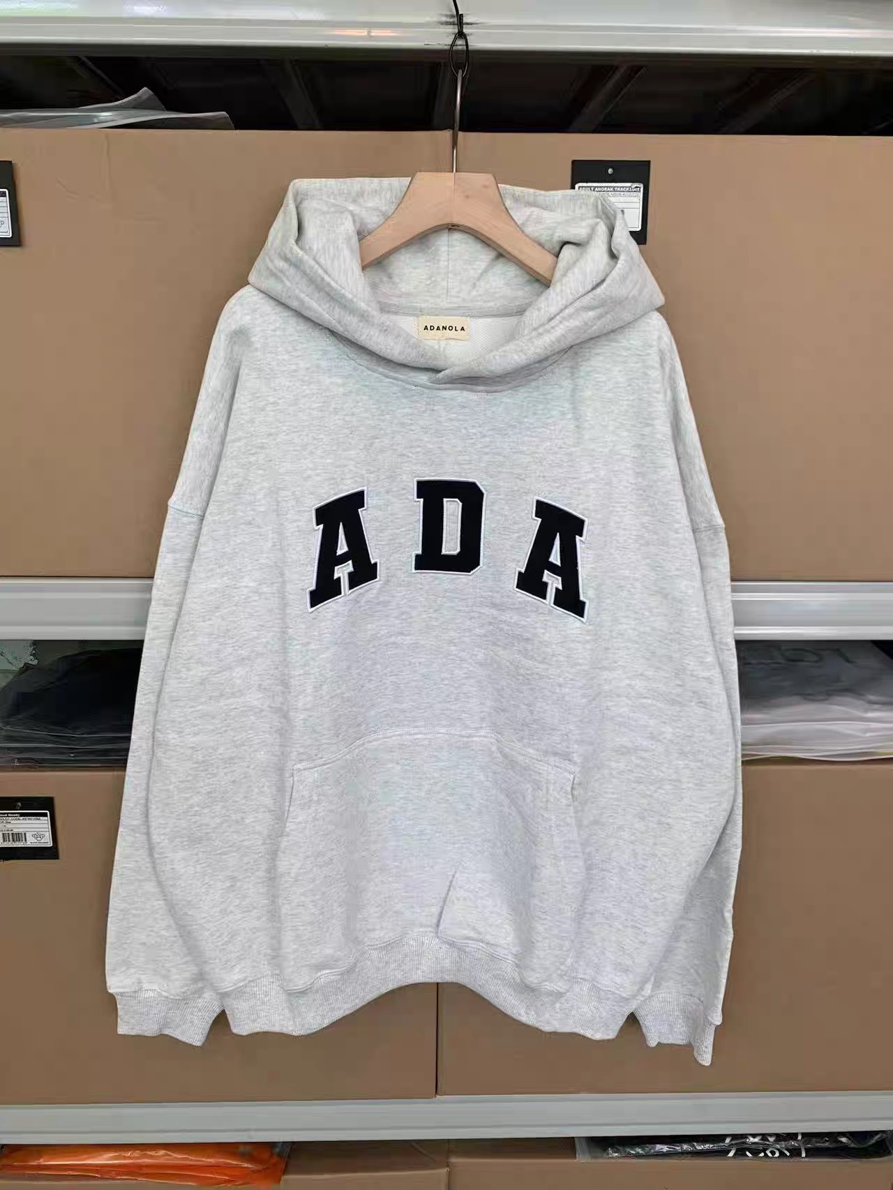 Adanola  Letter Print Hoodie