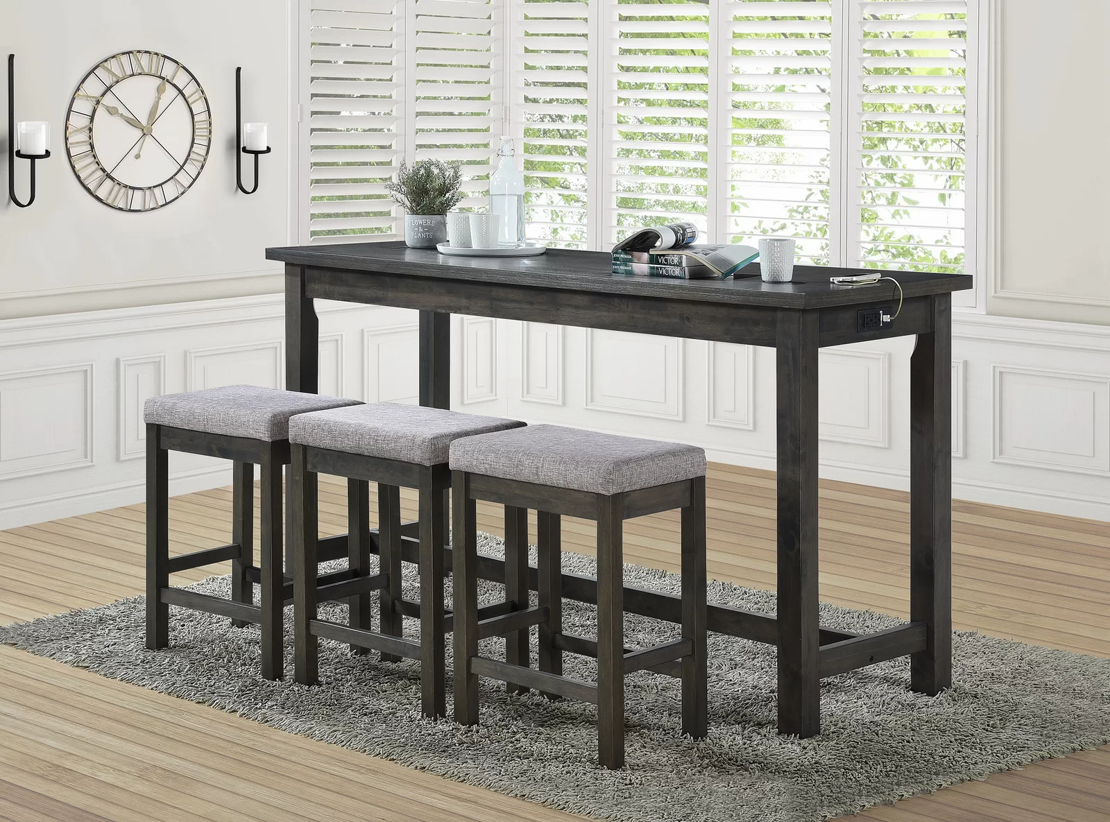 Haga 3 - Person Counter Height Dining Set