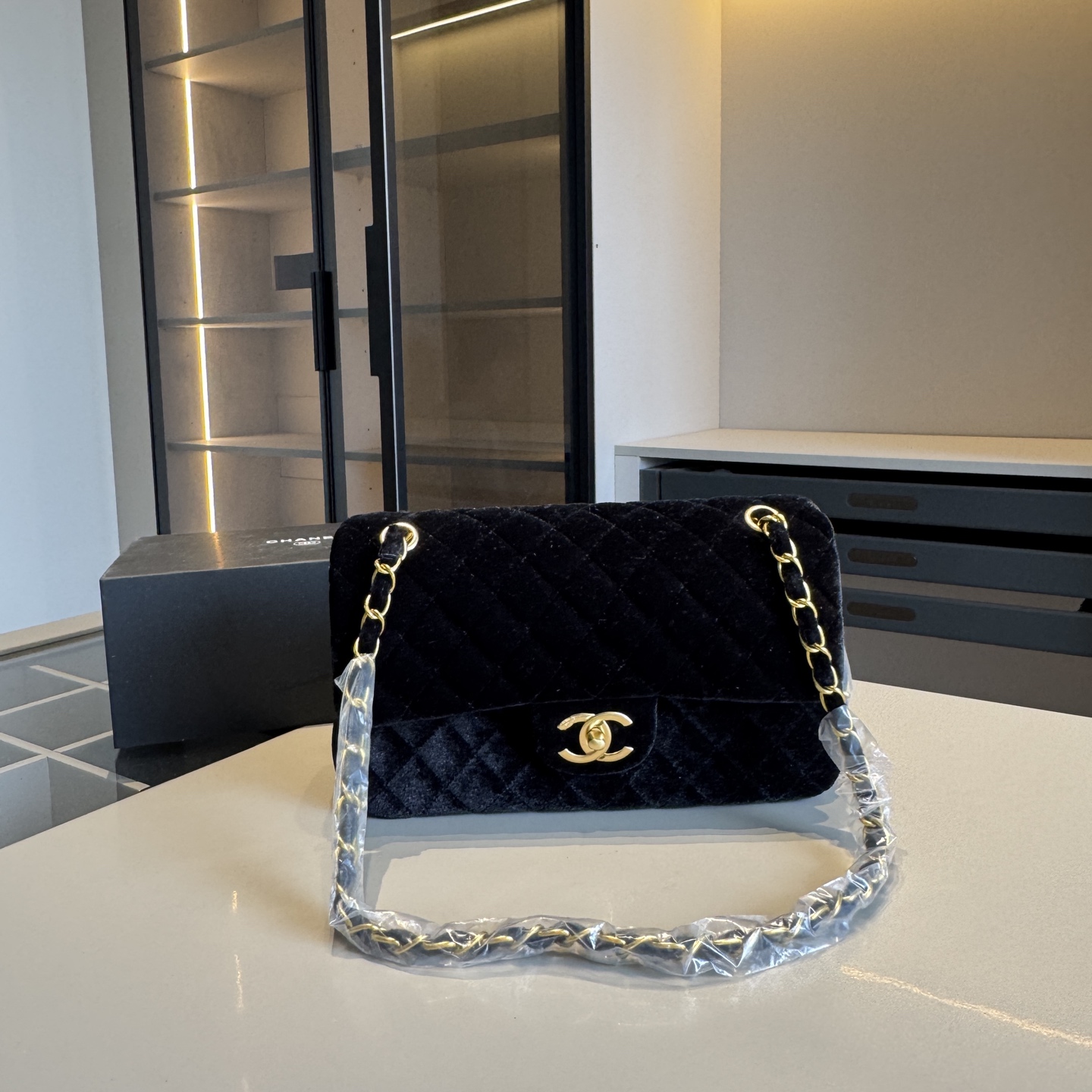 Chanel CF Velvet Bag