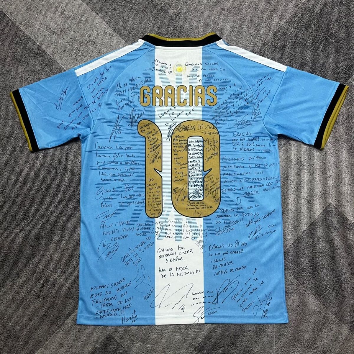 Argentina Messi Signature Version Jersey Fan Version 26/27
