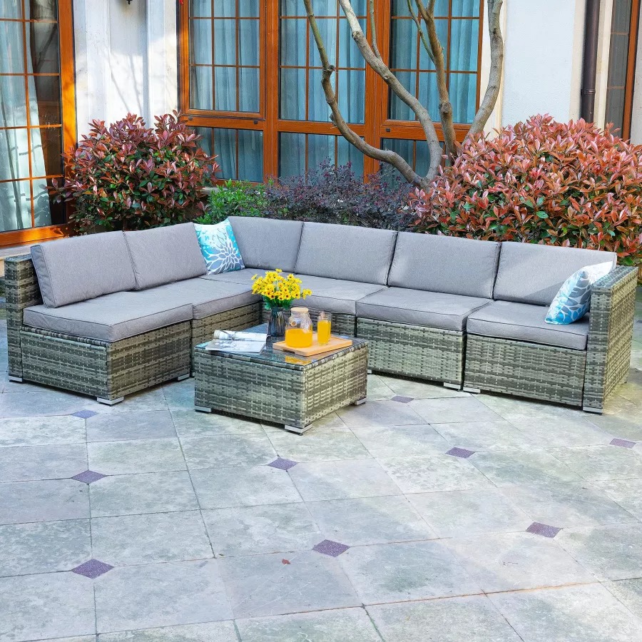7 Piece Patio Furniture Set