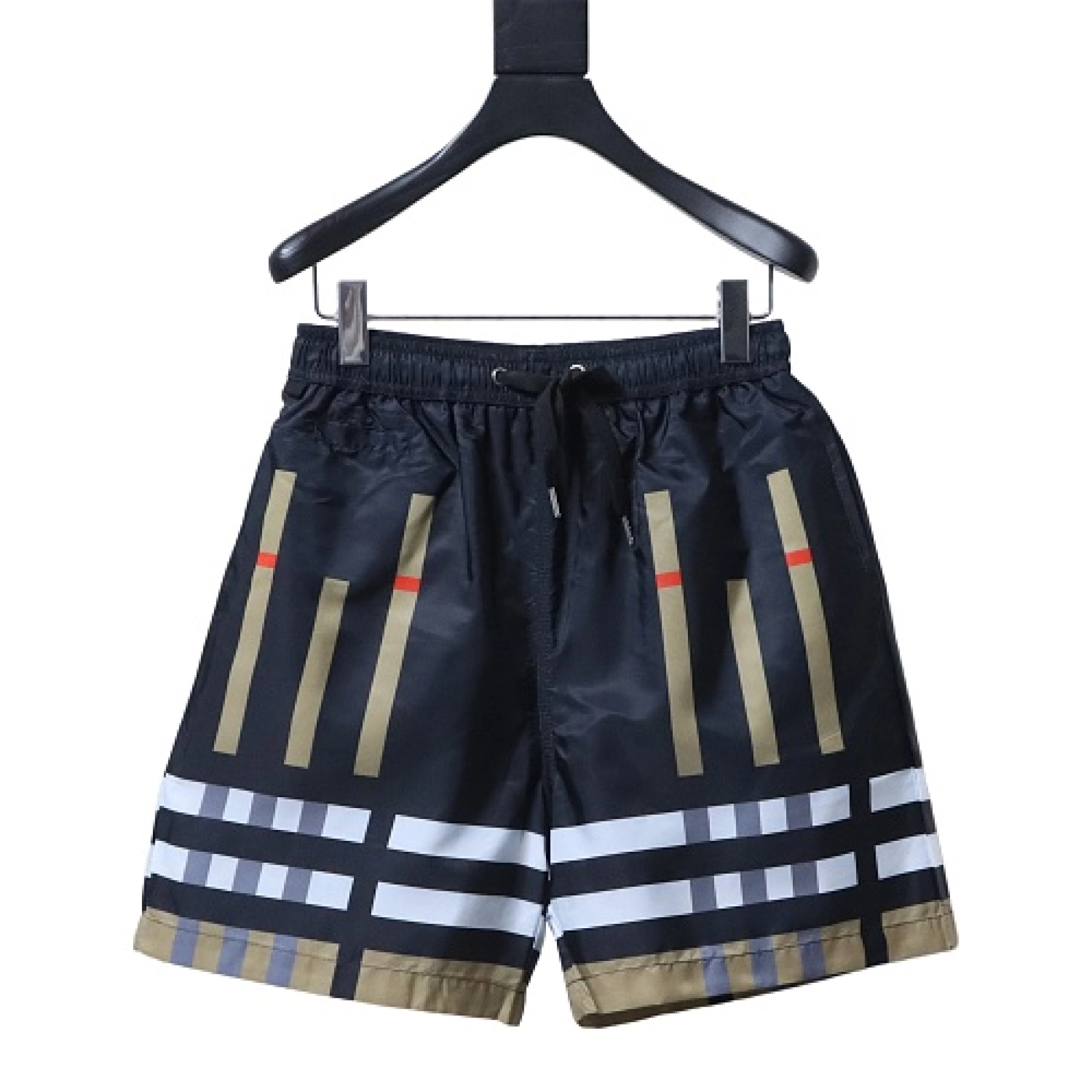 Burberry Striped Check Swim Shorts