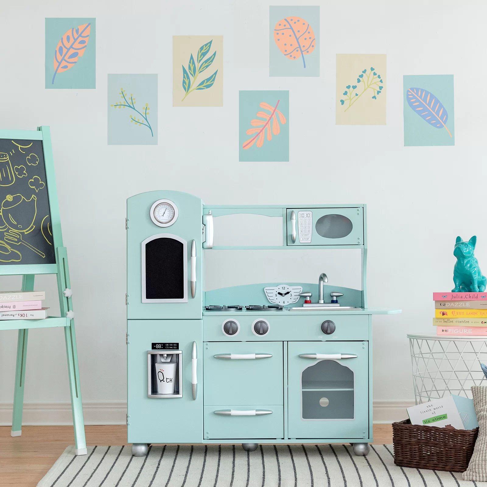 Wooden Play Kitchen Set