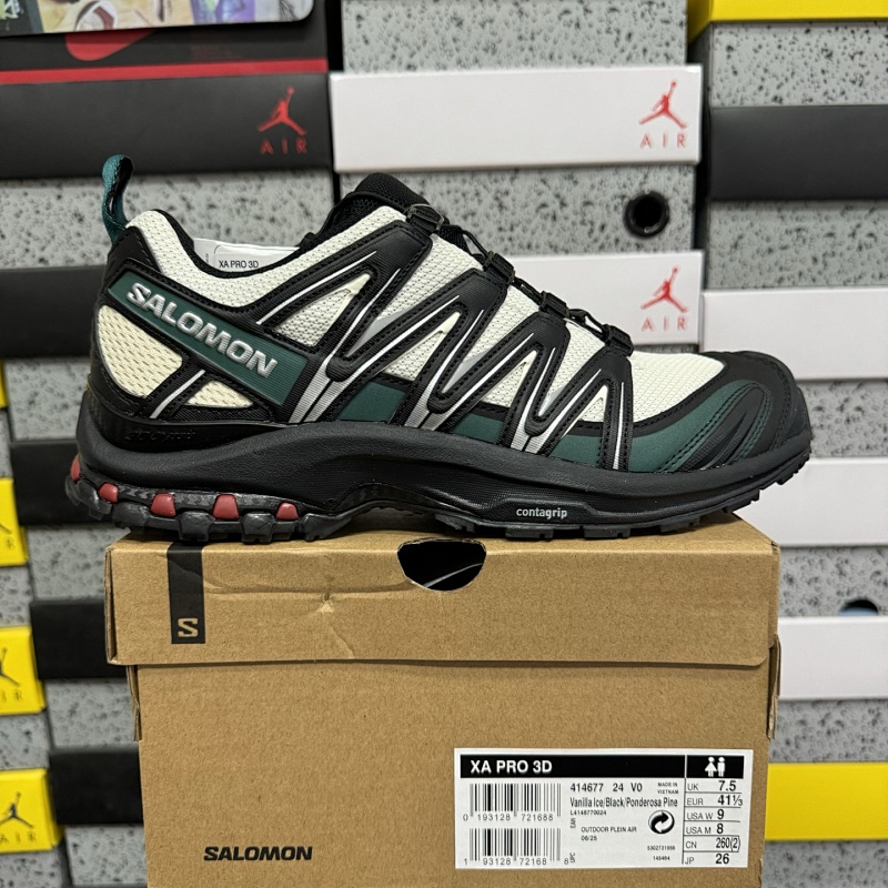 Salomon XA PRO 3D Black White Sneakers