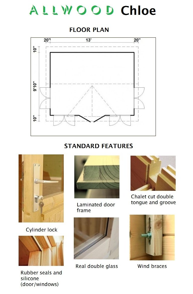 123 SQF Kit Cabin