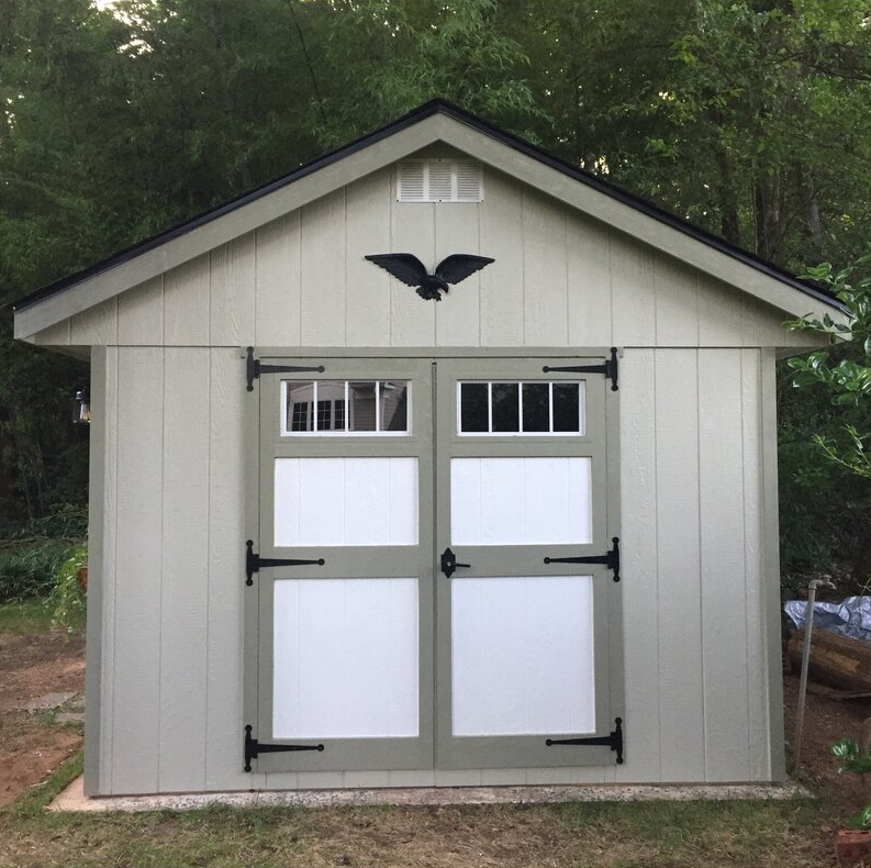 10'x12' Resin Storage Shed with Shutters