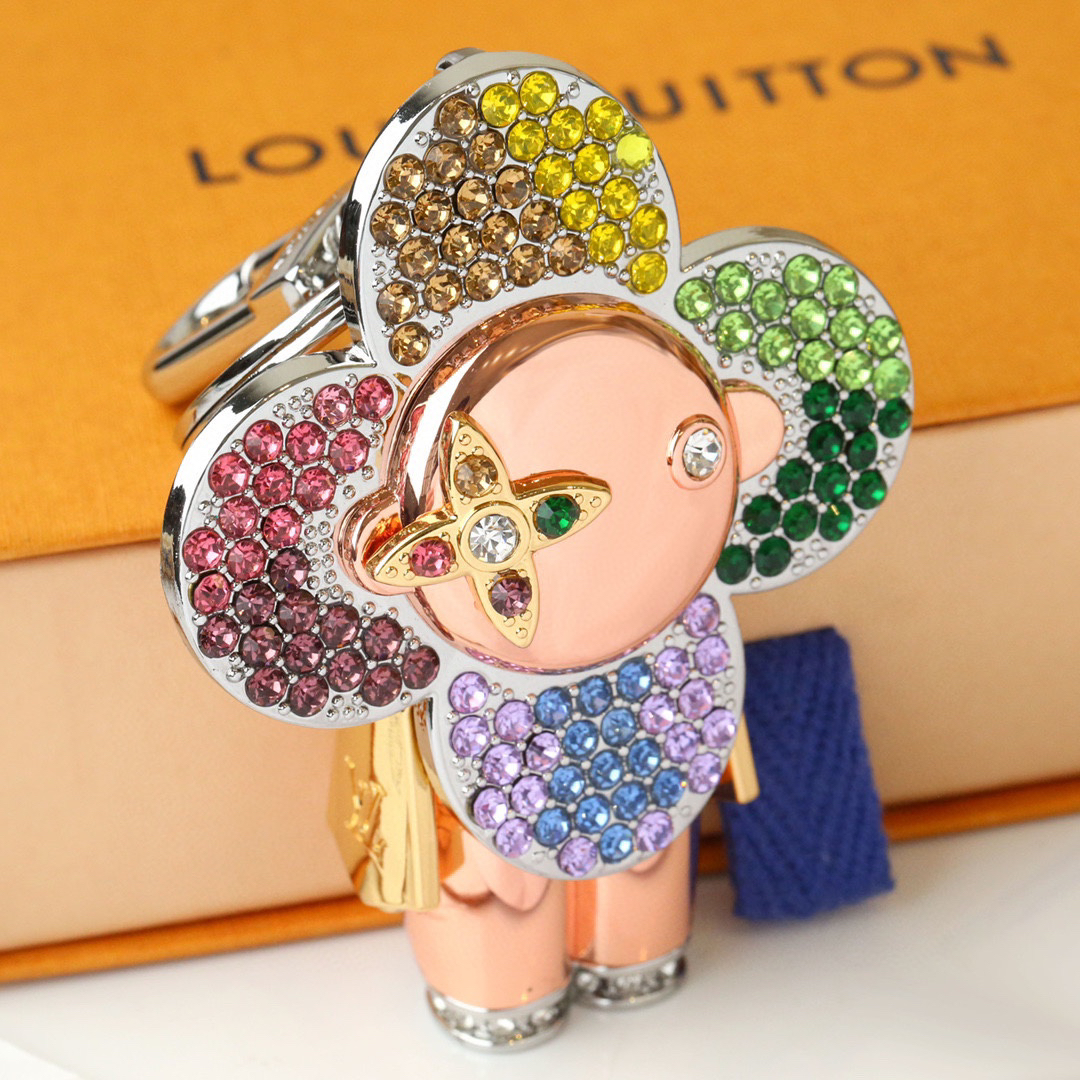 LV Vivienne Bag Charm And Key Holder