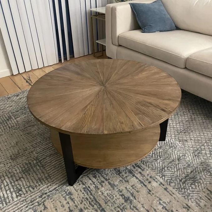 Frame Coffee Table with Storage