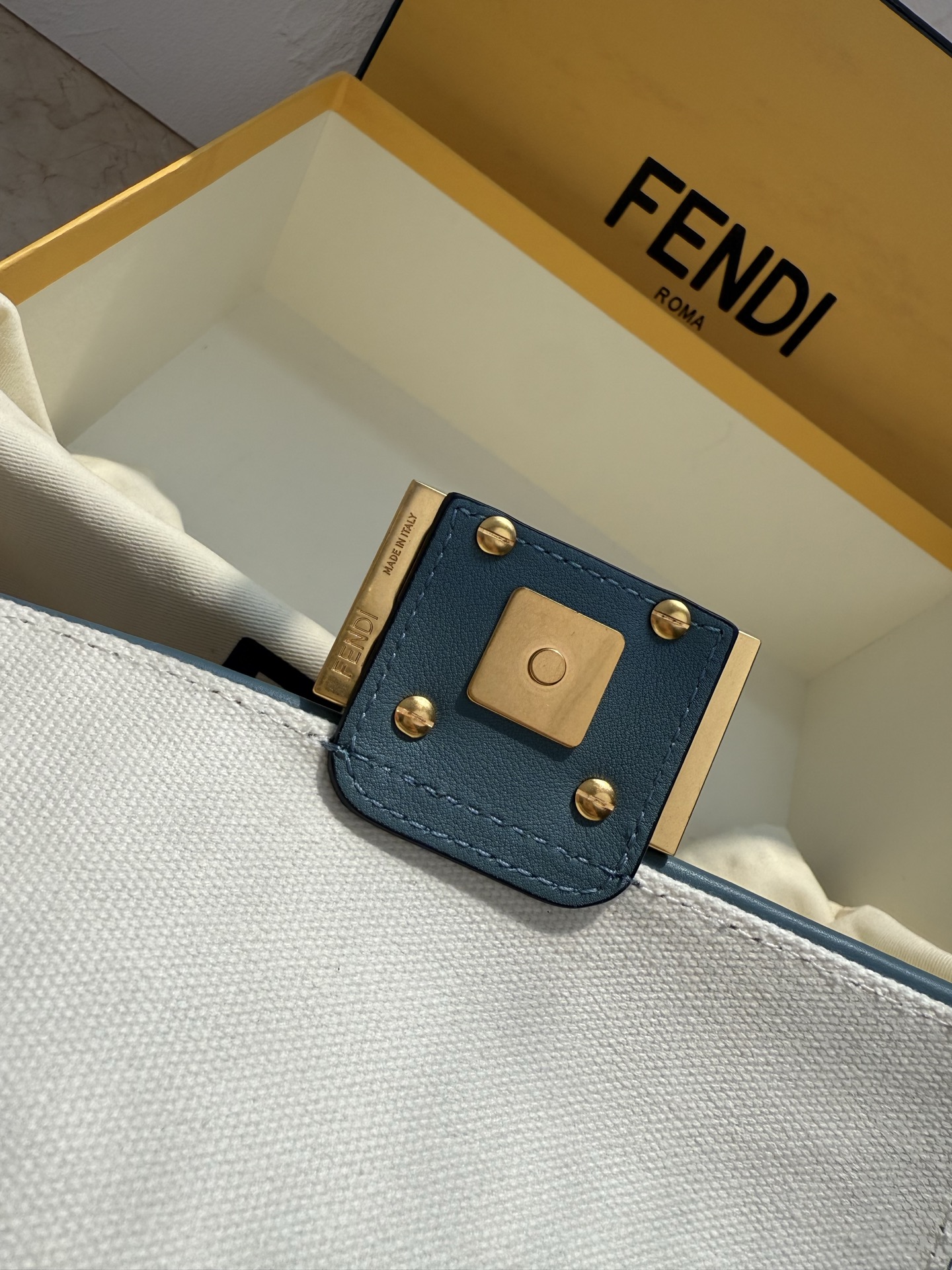 Fendi Mini Baguette FF Embroidery