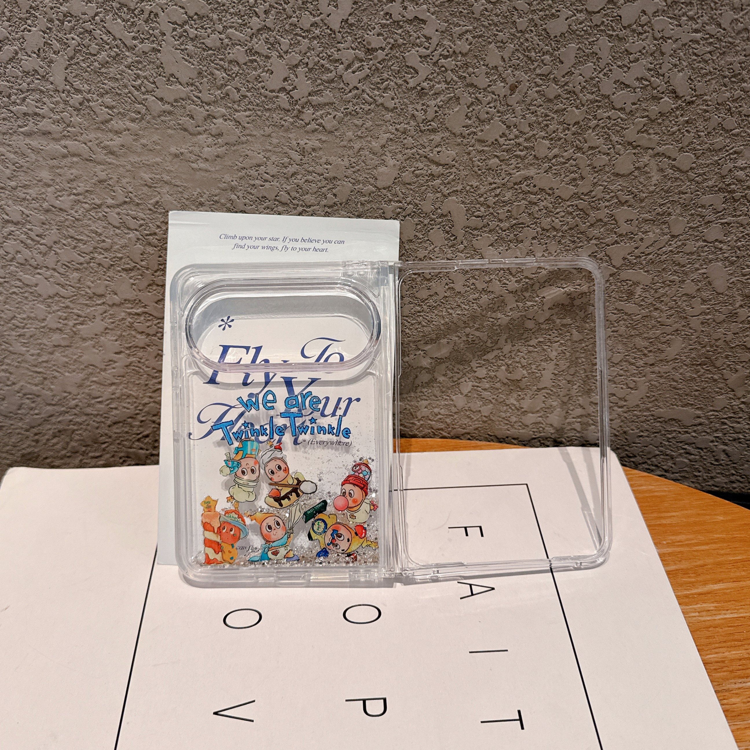 Galaxy Z Flip 7 Protective Case Premium - back view