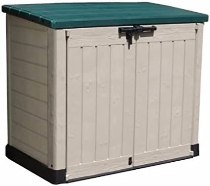 Plastic Storage Unit Box Garden Sheds Wheelie Bins for Tools
