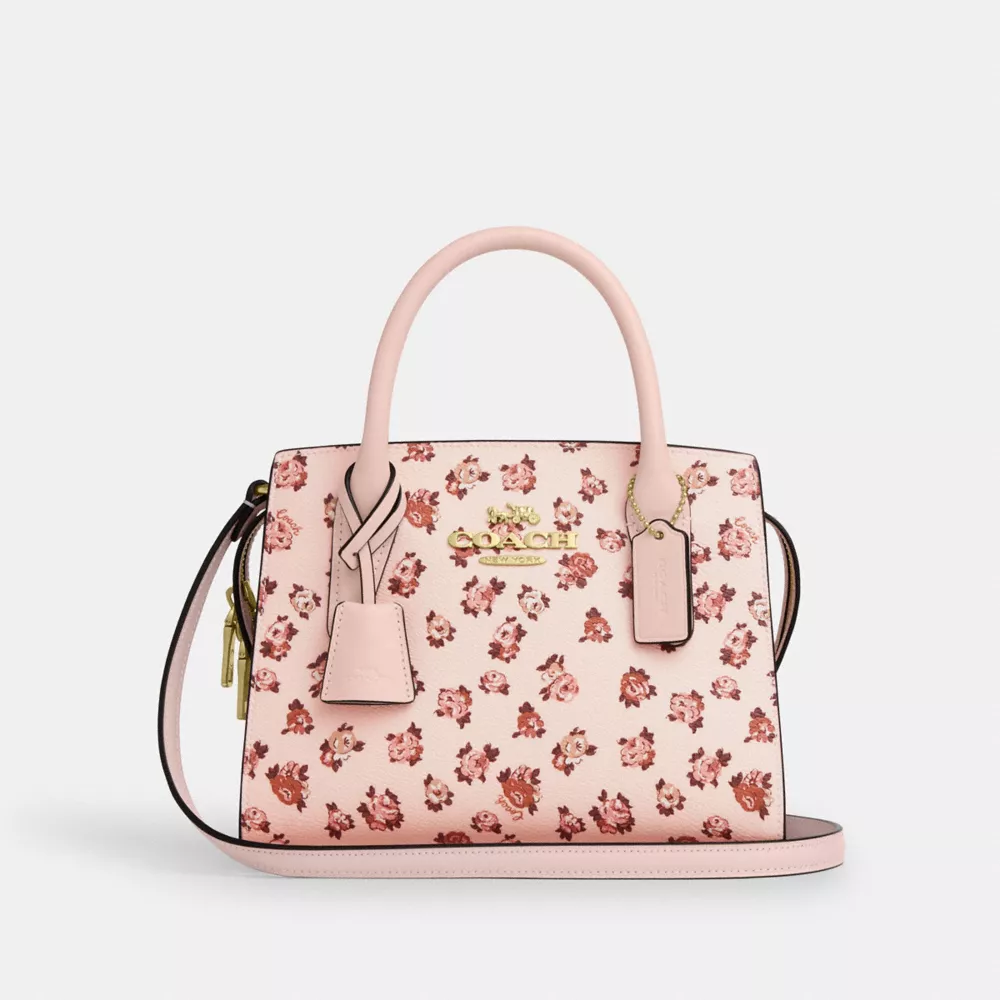 Andrea Carryall Bag With Rose Print