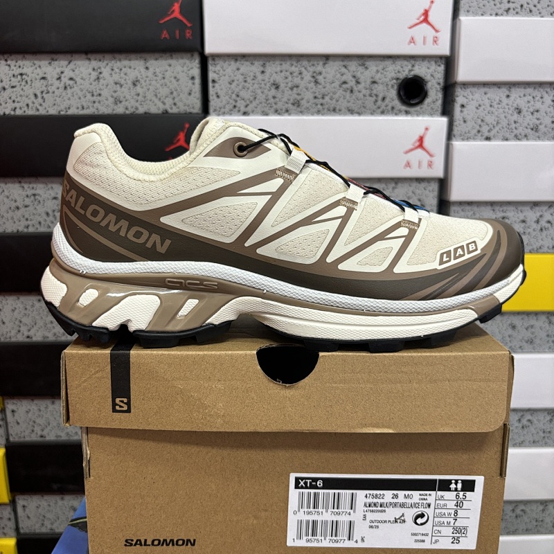 Salomon XT-6 White Brown Edition B Sneakers