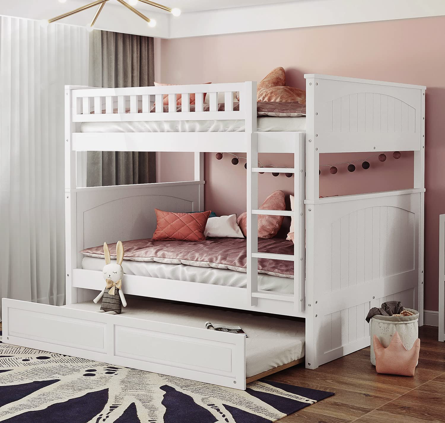 Full Over Full Bunk Bed for Kids Teens