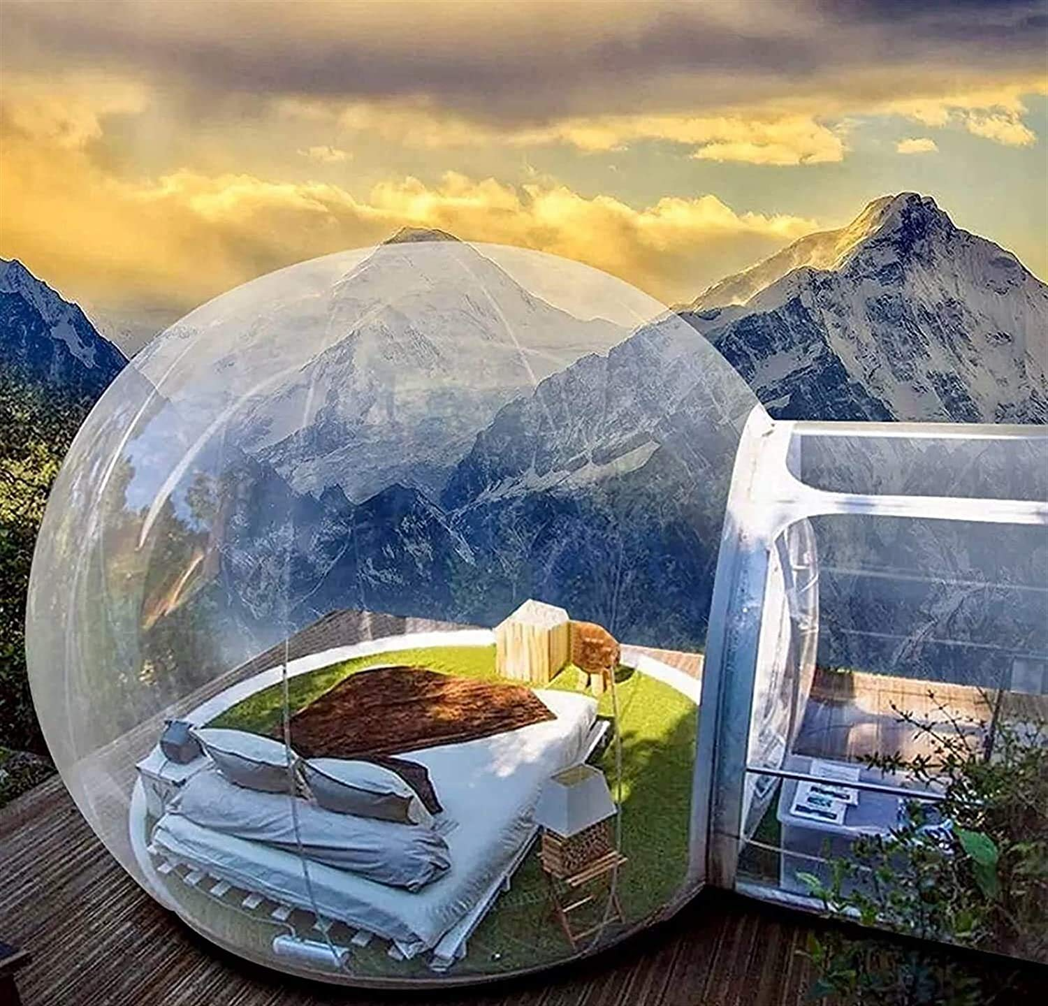 Outdoor Inflatable Bubble Tent Large DIY Home