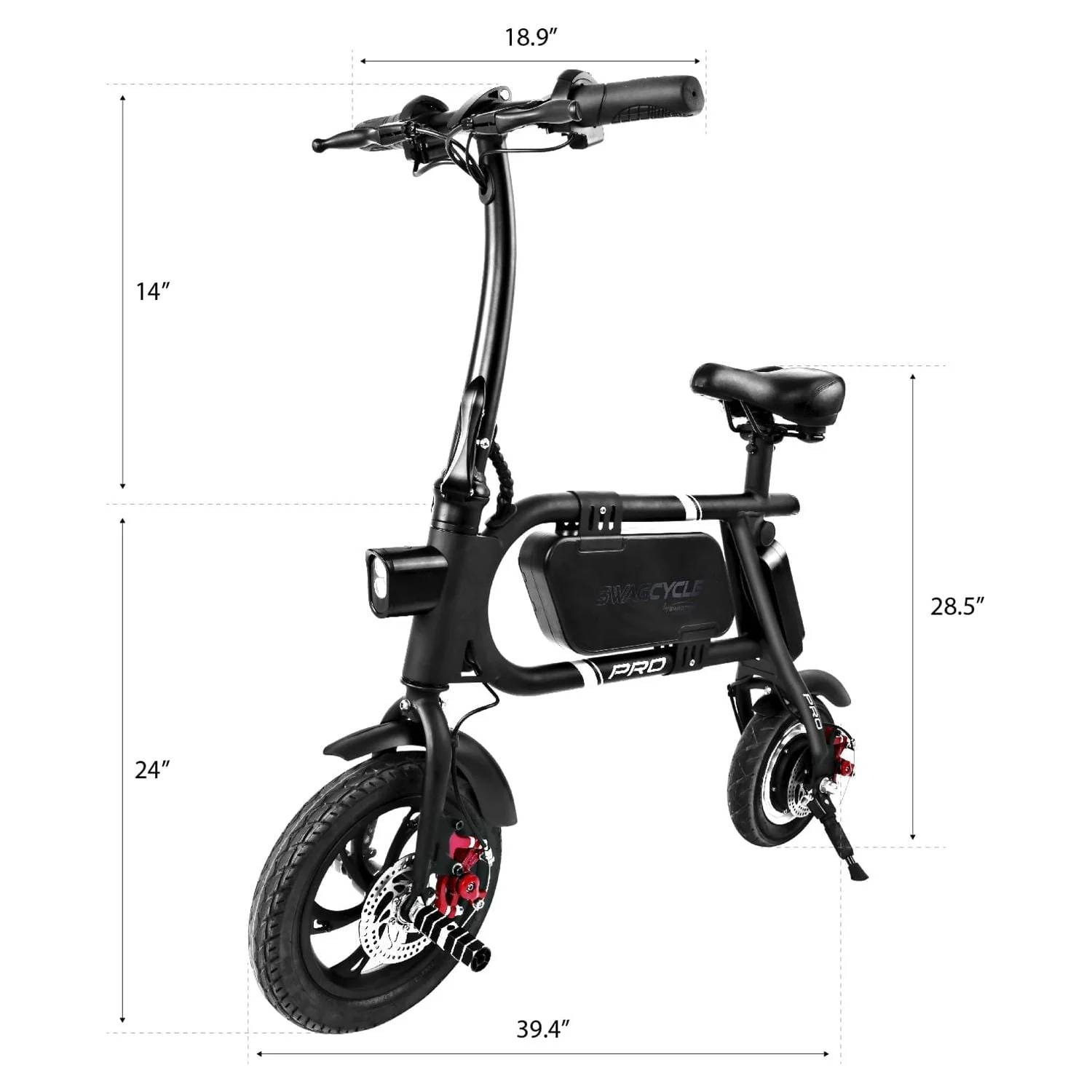 Swagtron Swagcycle Pro Pedal-Free Electric Scooter
