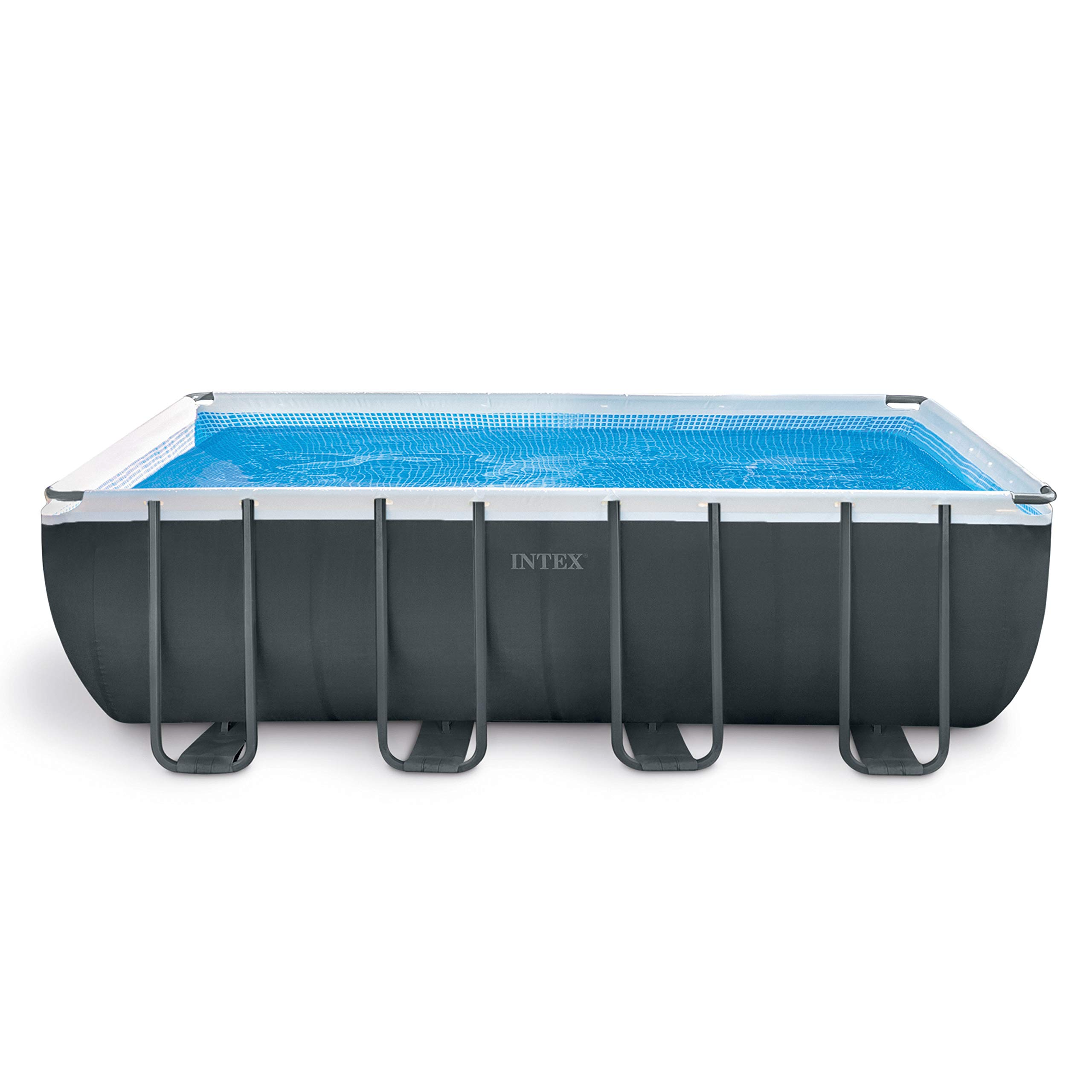 INTEX Rectangular Ultra XTR Pool Set with Sand Filter Pump