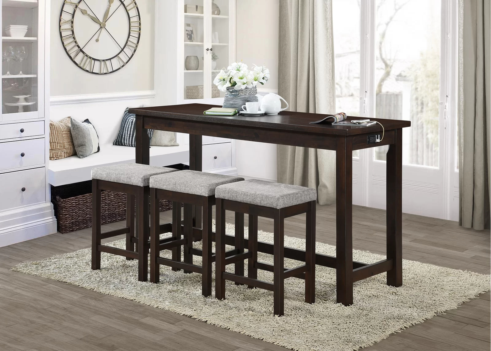 Haga 3 - Person Counter Height Dining Set