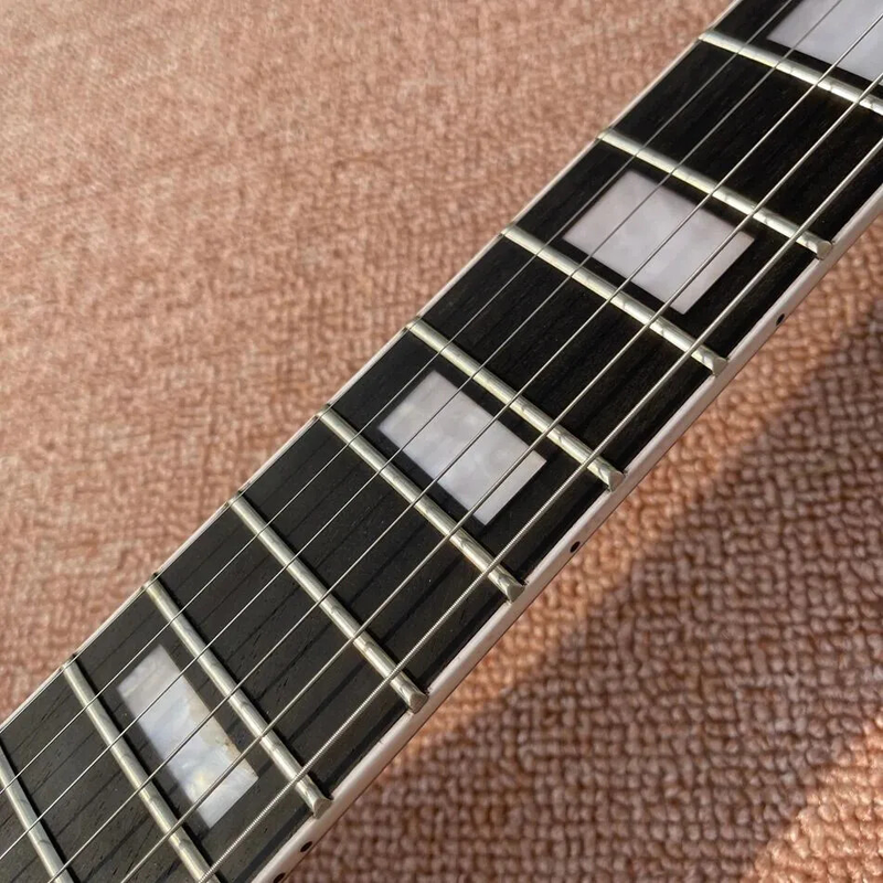Left Hand Electric Guitar, Nature Flame Maple Top, Rosewood Fingerboard