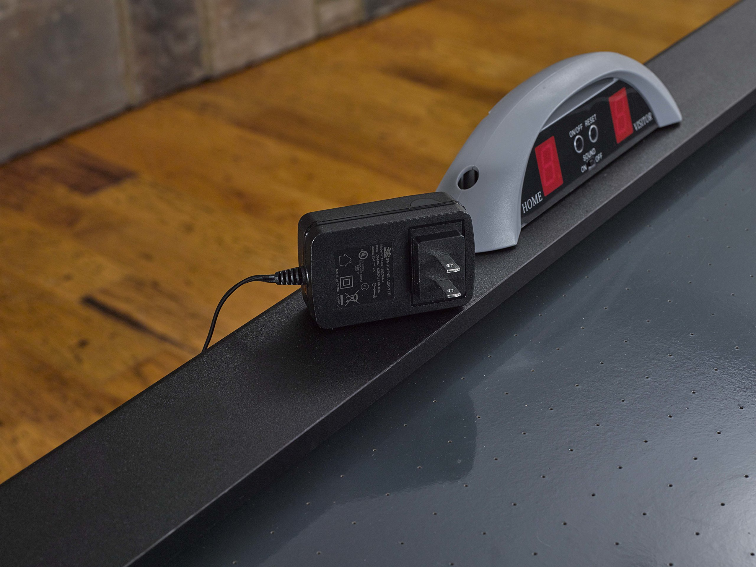 Lazer 6' Interactive Air Hockey Table Featuring All-Rail LED