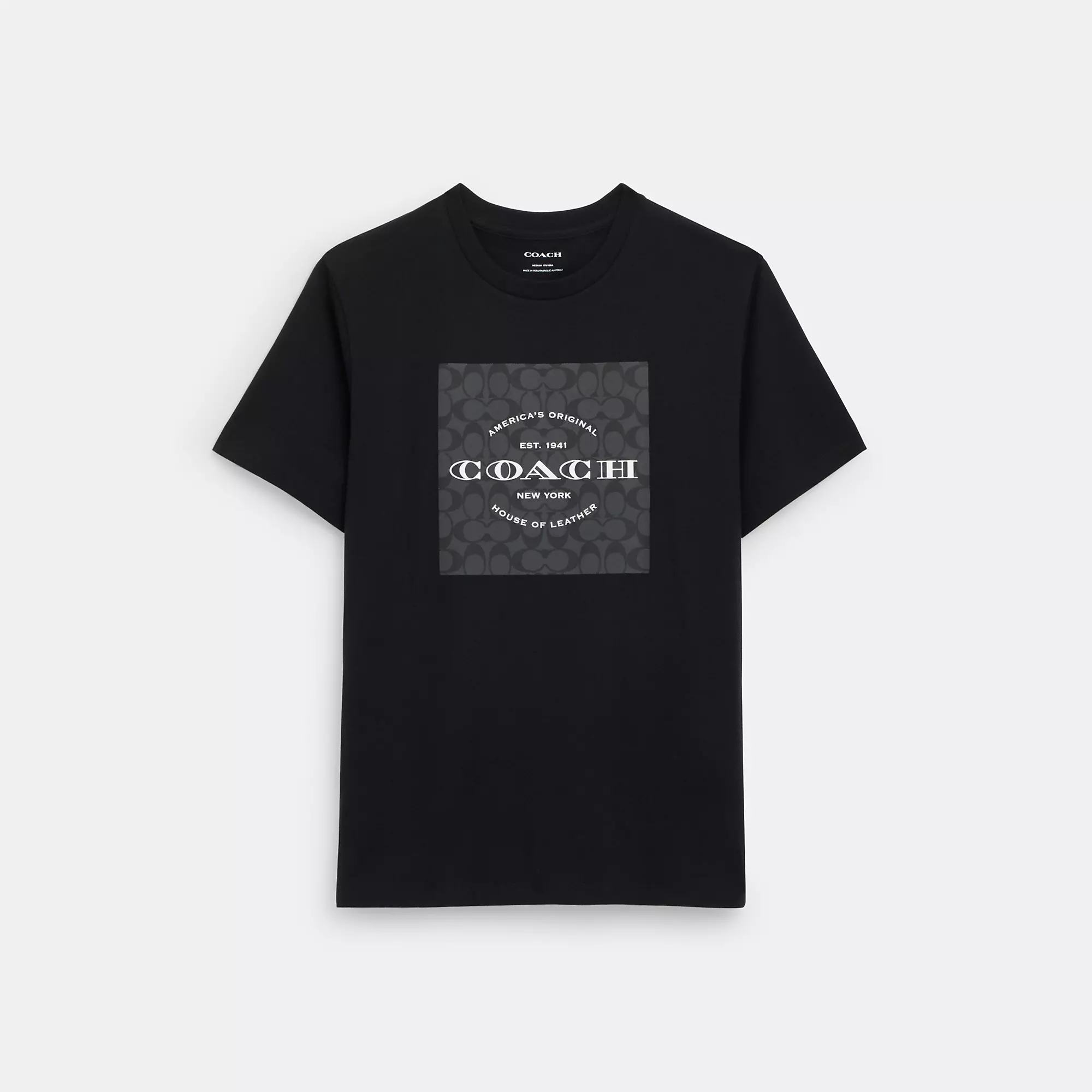 Outlet Signature Square T Shirt In Organic Cotton